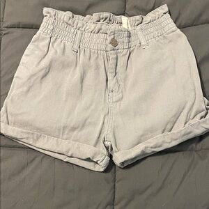 Women's Gray Casual Shorts